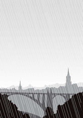 Regen in Bern (Grau)